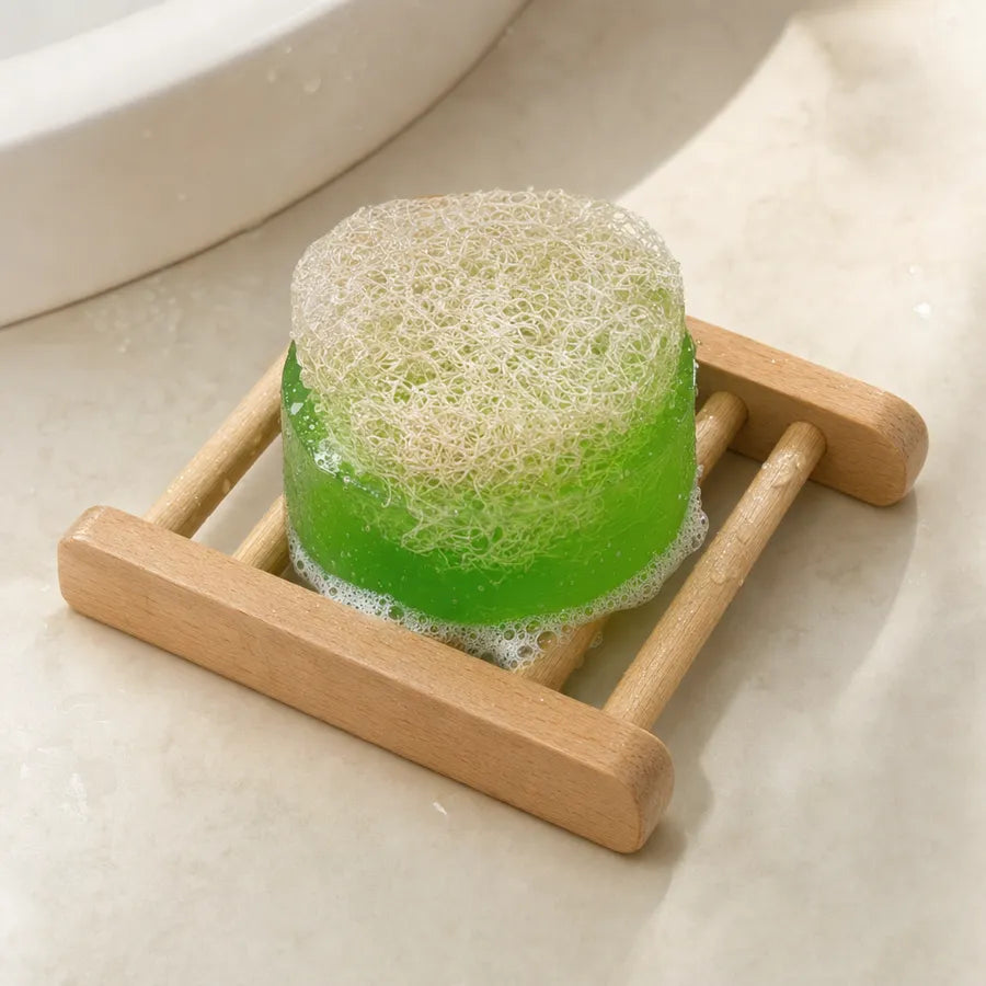 Porte-savon en bois