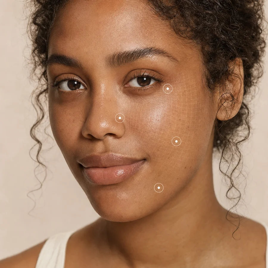 Analyse de la peau du visage